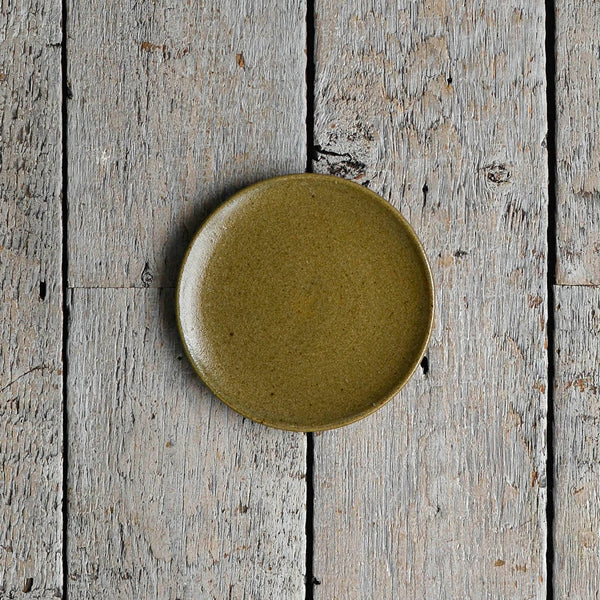 Nom Living - Stoneware Side Plate, Green, Single