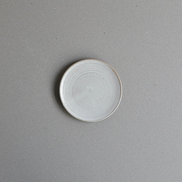 Nom Living - Stoneware Side Plate, Snow White, Single