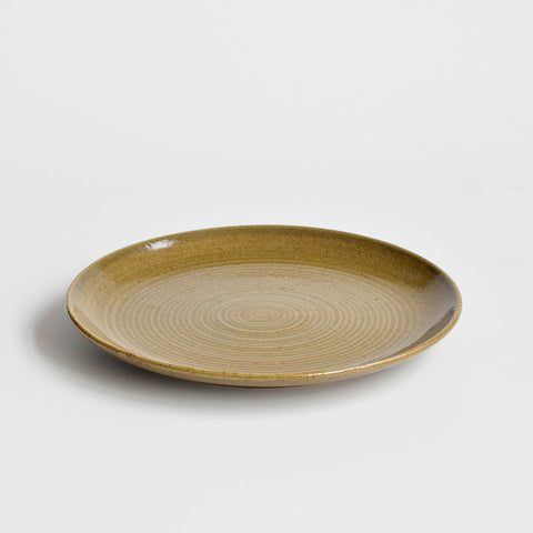 Spiral Dinner Plate – Green