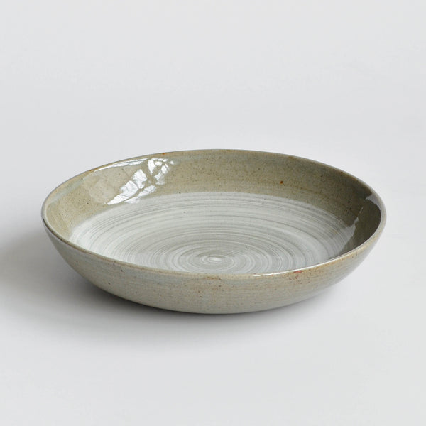 Spiral Large Pasta Bowl – Brushed Celadon