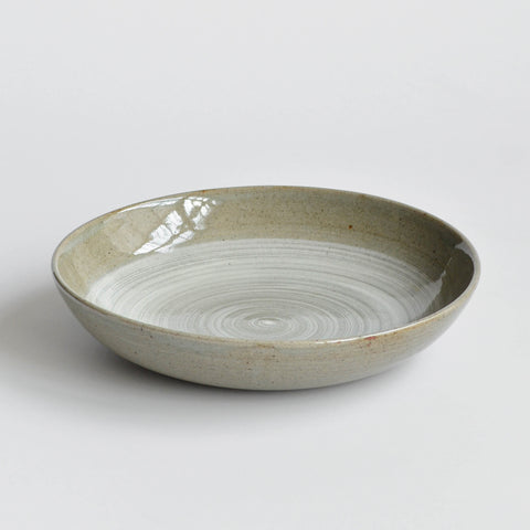 Spiral Large Pasta Bowl – Brushed Celadon