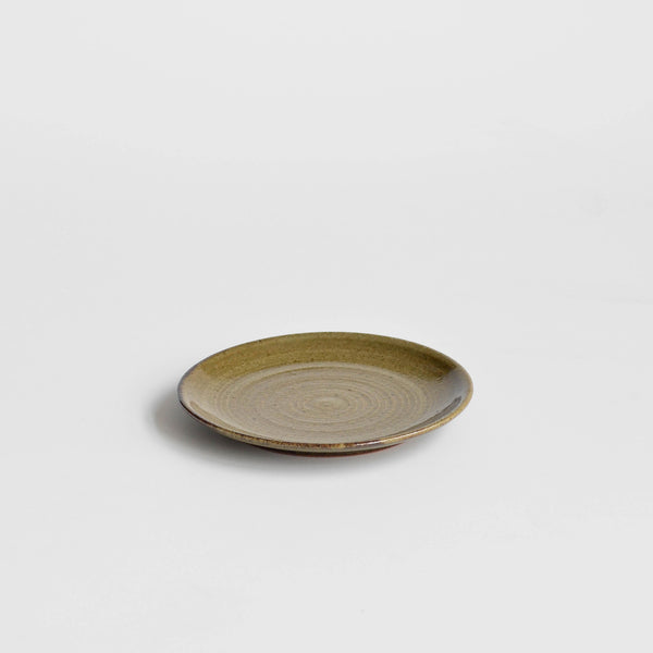 Spiral Bread and Butter Side Plate, Green