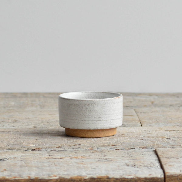 Stoneware Stackable Ceramic Condiment Bowl, Snow White - Nom Living