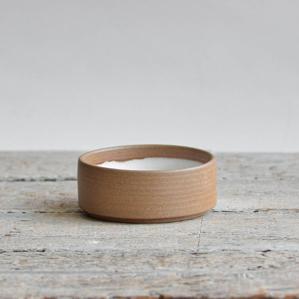 Ceramic Stackable Ramekin, White and Unglazed - Nom Living