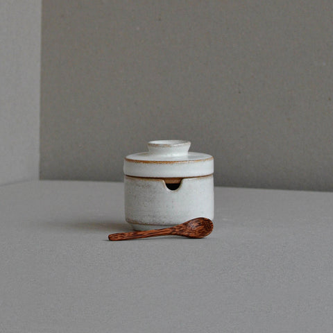 Stoneware Sugar Jar, Snow White