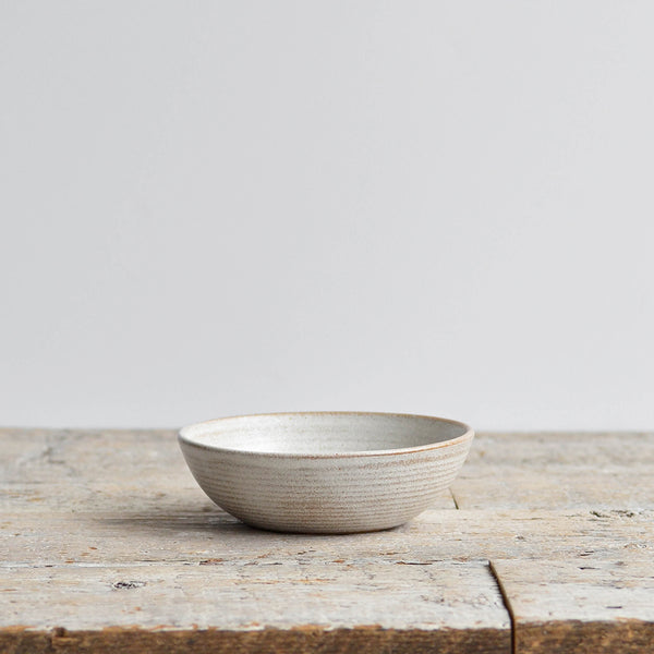 Ceramic Tapas Bowl, Small, Snow White, Single - Nom Living