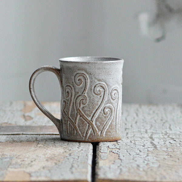 Stoneware Mug Four Seasons, Spring, Coffee Tea Cup - Nom Living