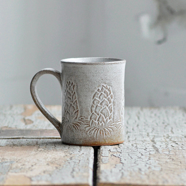 Stoneware Mug Four Seasons, Winter, Coffee Tea Cup - Nom Living