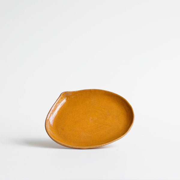 Teardrop Dish, Ochre