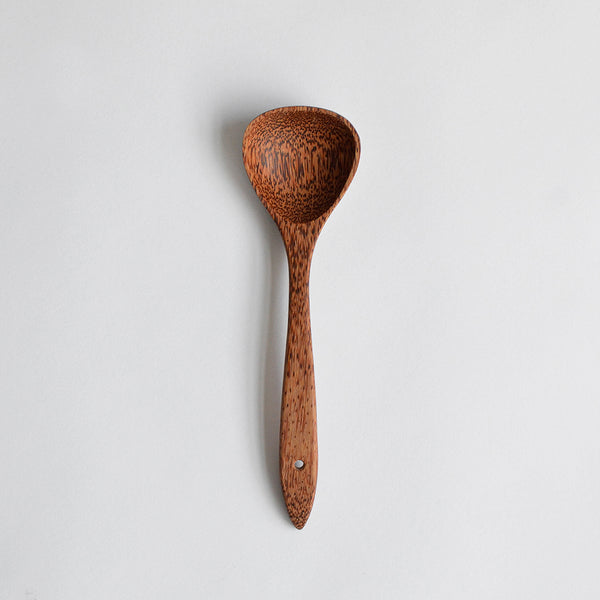 Small Serving Spoon, Coconut Palm Wood