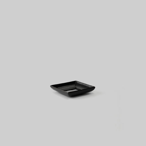 Miniature Square Tray, Black