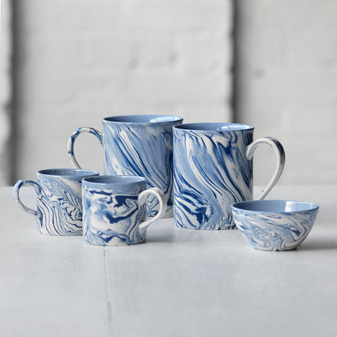 Marbled Mug & Cup Set