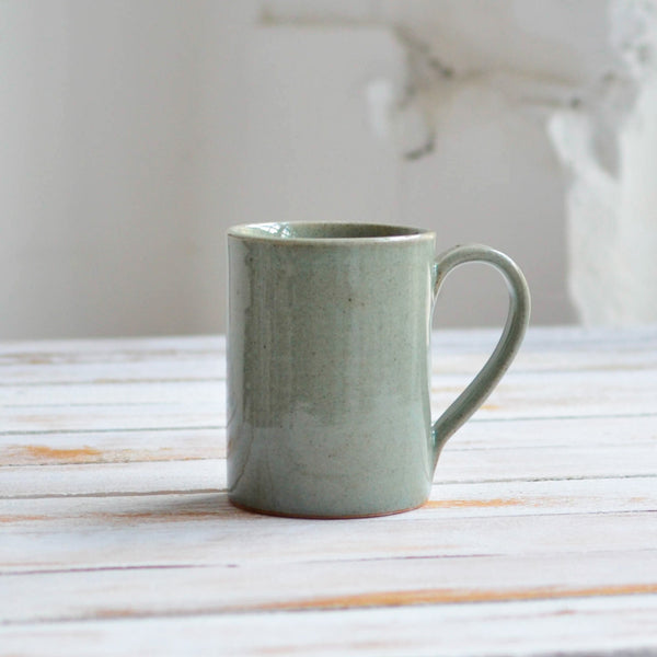 Stoneware Tea Mug, Snow White Celadon Grey - Nom Living