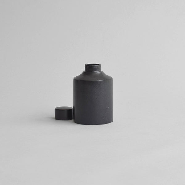 Ritual Jug With Lid, Matt Black