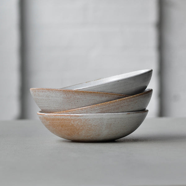 Nom Living - Stoneware Hand Thrown Pasta Bowl, Set of Four