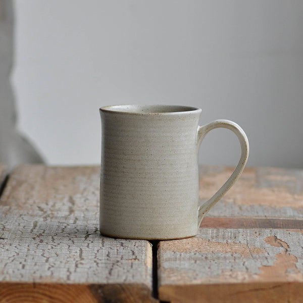 Nom Living - Stoneware Hand Thrown Mug, Tea Coffee Hot Chocolate, Sand Light